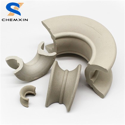 1-3 Pous seramik Intalox Saddles anbalaj pou anbalaj gwo kay won